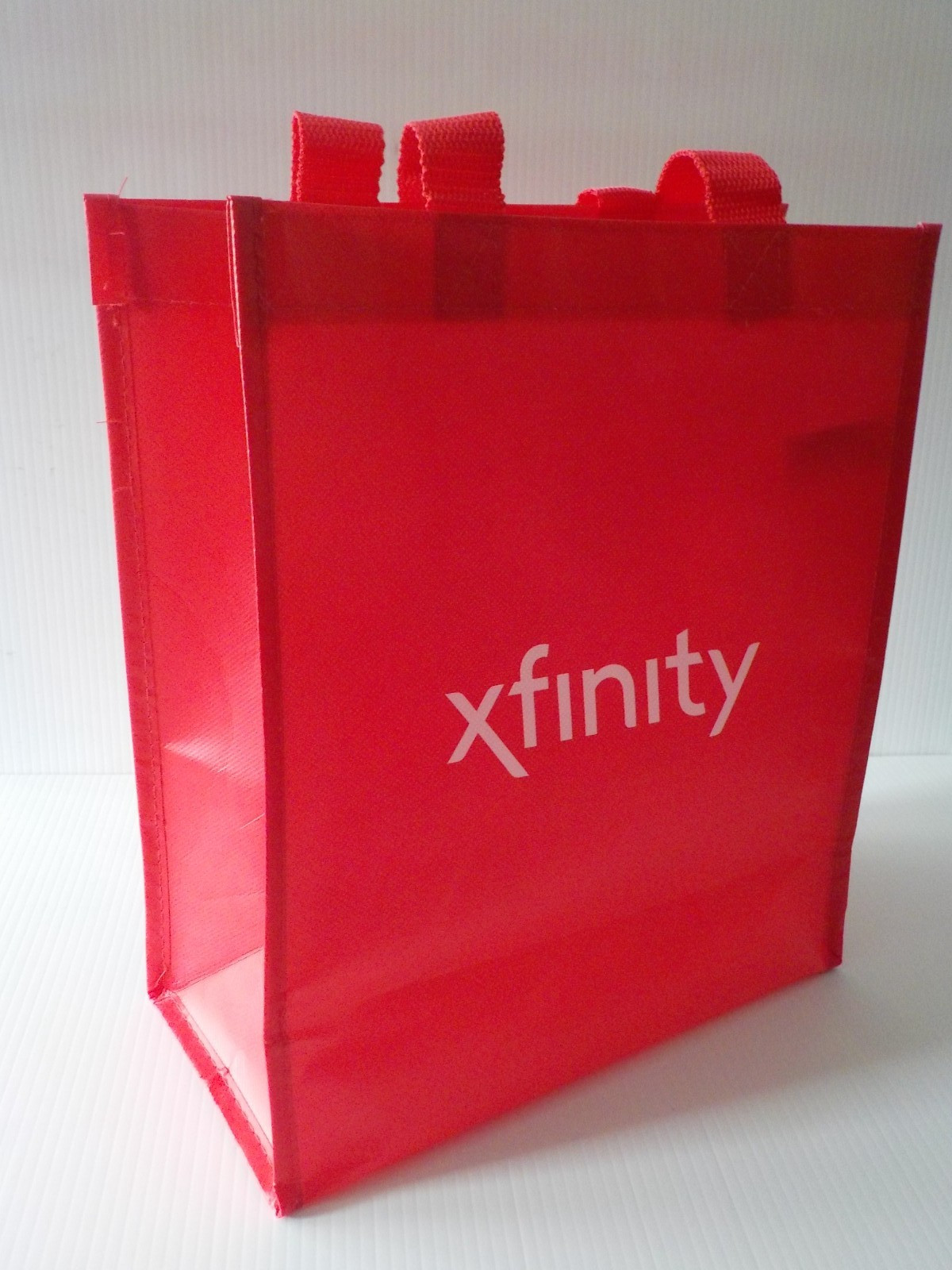 Xfinity Reusable Nylon Logo Tote Bag in Red/Size 12” x 10” x 4.5”