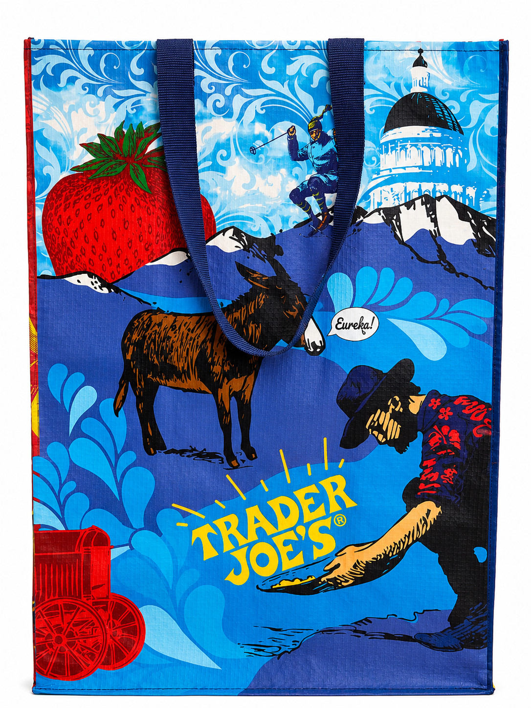 Set of 2 NWT Trader Joe’s SAN FRANCISCO/NOR CAL Reusable Shopping Bag FREE SHIP