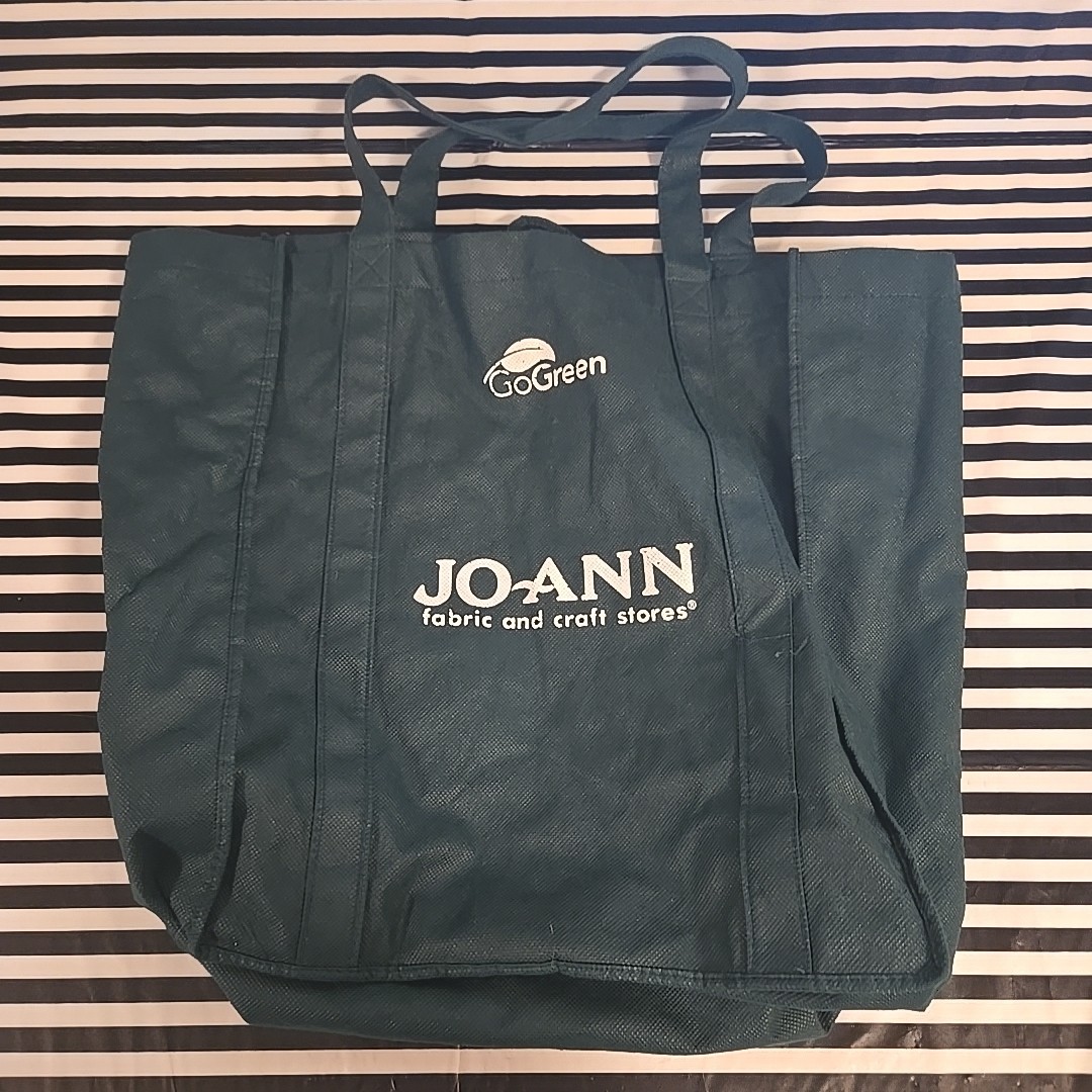 JoAnn Fabric Go Green Reusable Tote Bag Original Dark Hunter Green Rare HTF