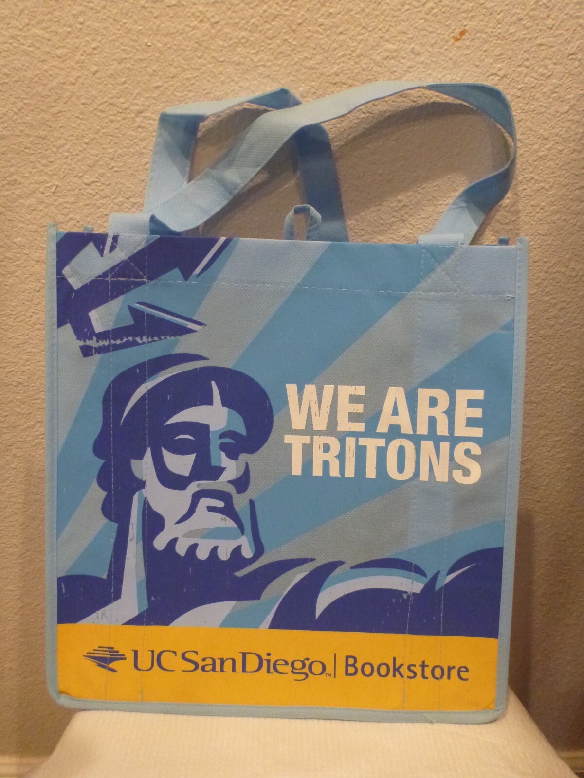 UC San Diego UCSD Bookstore Recycled Reusable Shopping Bag Tritons
