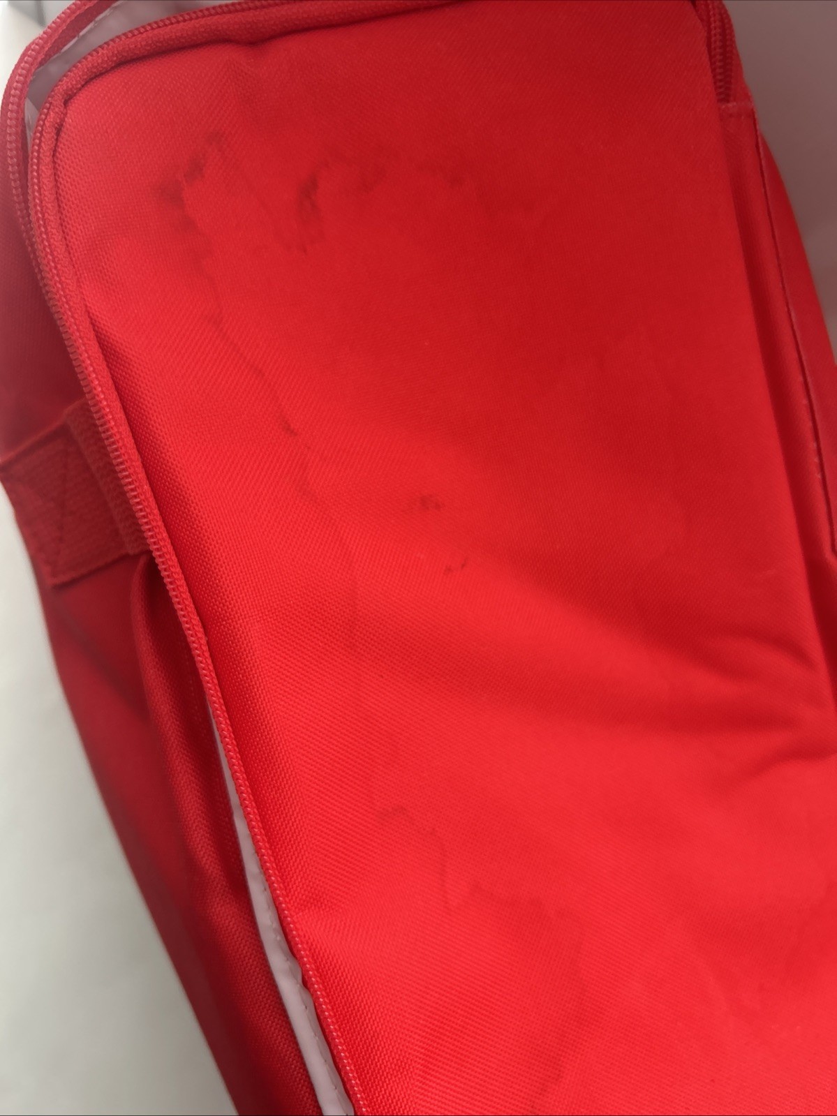 Trader Joe’s Insulated Tote Freezer Cooler Bag Market Shopper XL Red 19”L x 13”H