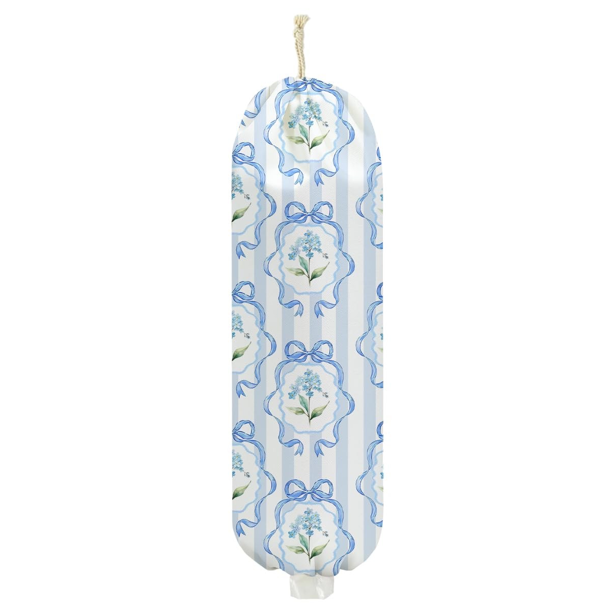 Bow Plastic Bag Holder, Wall Mount 23 inches X9 inches, multicolour 0690