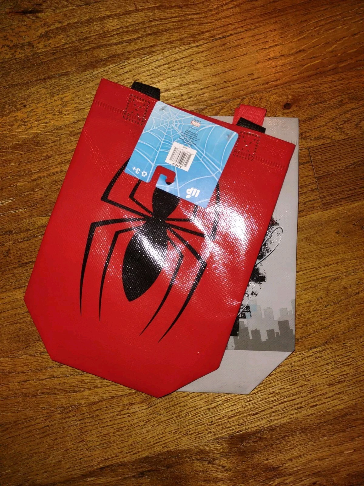 Marvel Spider-Man 2 Pack Reusable Tote Treat Gift Bags 7″x8″x3″ NEW