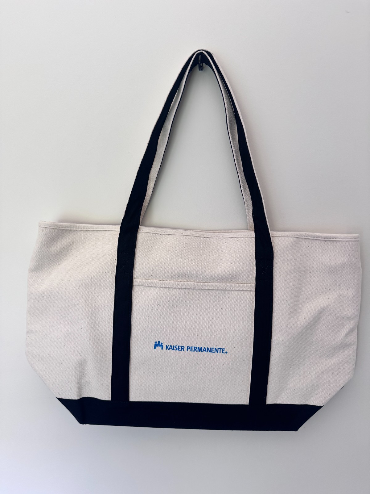 Kaiser Permanente Heavy Duty Beach Tote White Nurse Week Reusable Bag