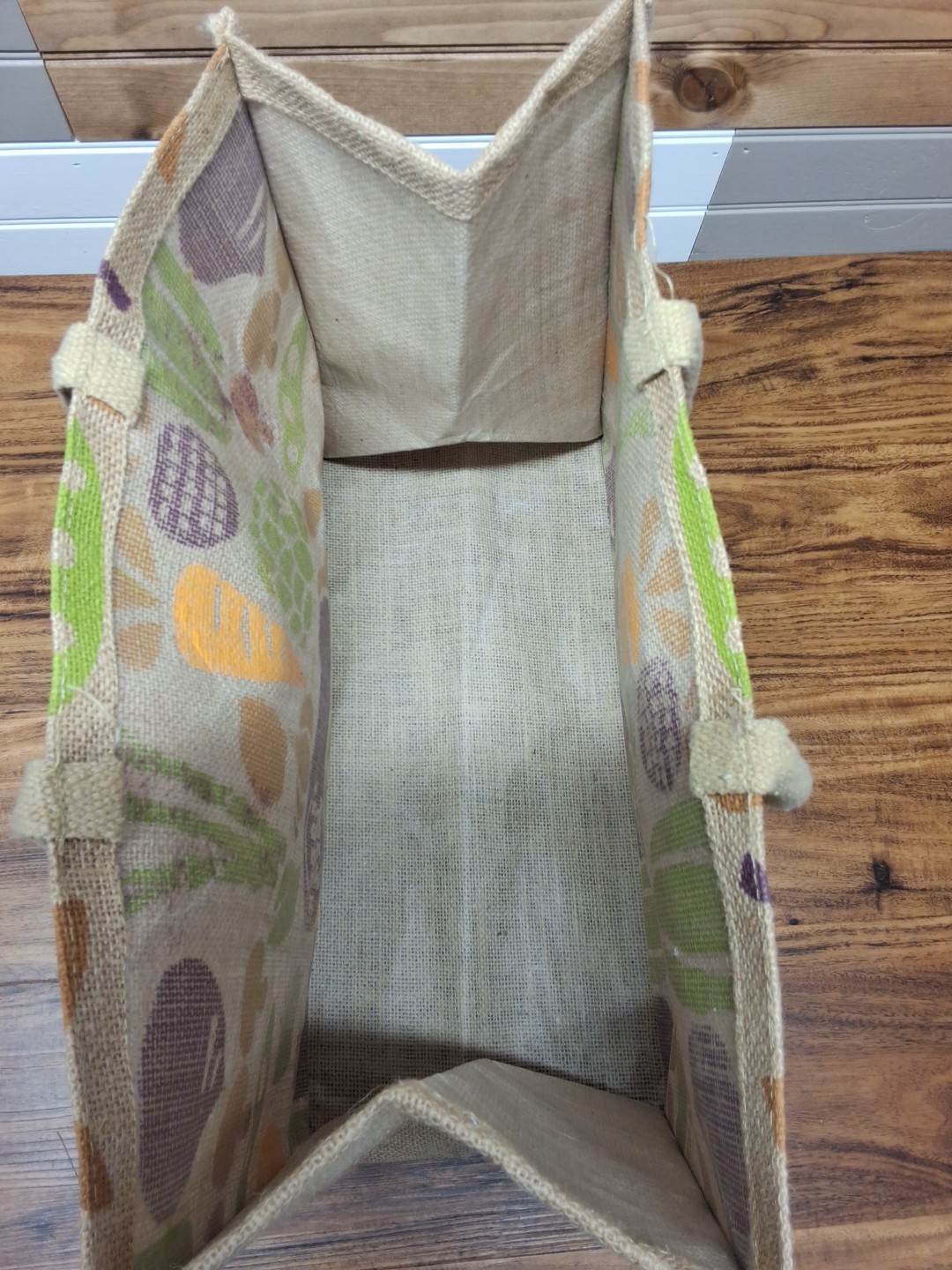 Trader Joe’s Jute Burlap Reusable Shopping Grocery Tote Bag