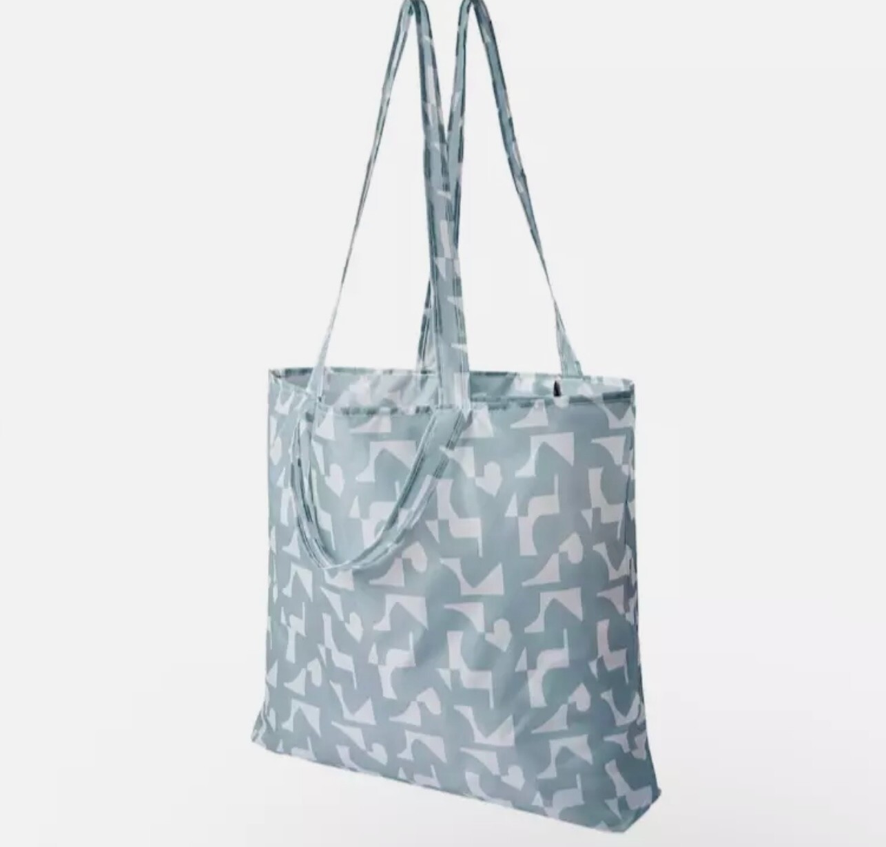 IKEA SKYNKE Reusable Blue Gray Shopping Tote Medium Folding Eco Bag – NEW