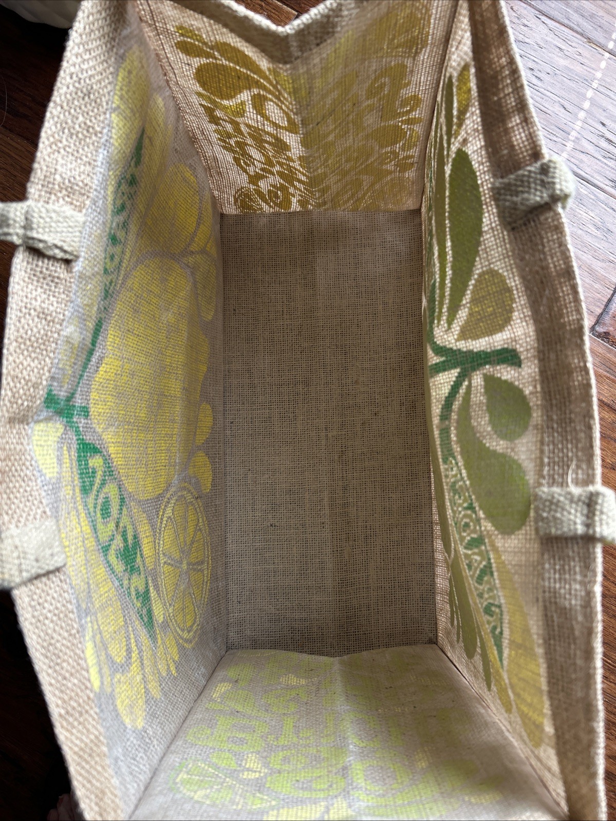 Trader Joe’s Lemon Lime Tote Bag Reusable Large