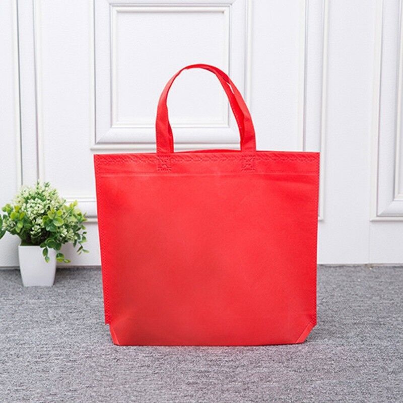 1PC Nonwoven Shopping Bag Reusable Tote Bag Grocery Storage Handbag Eco Shoppers