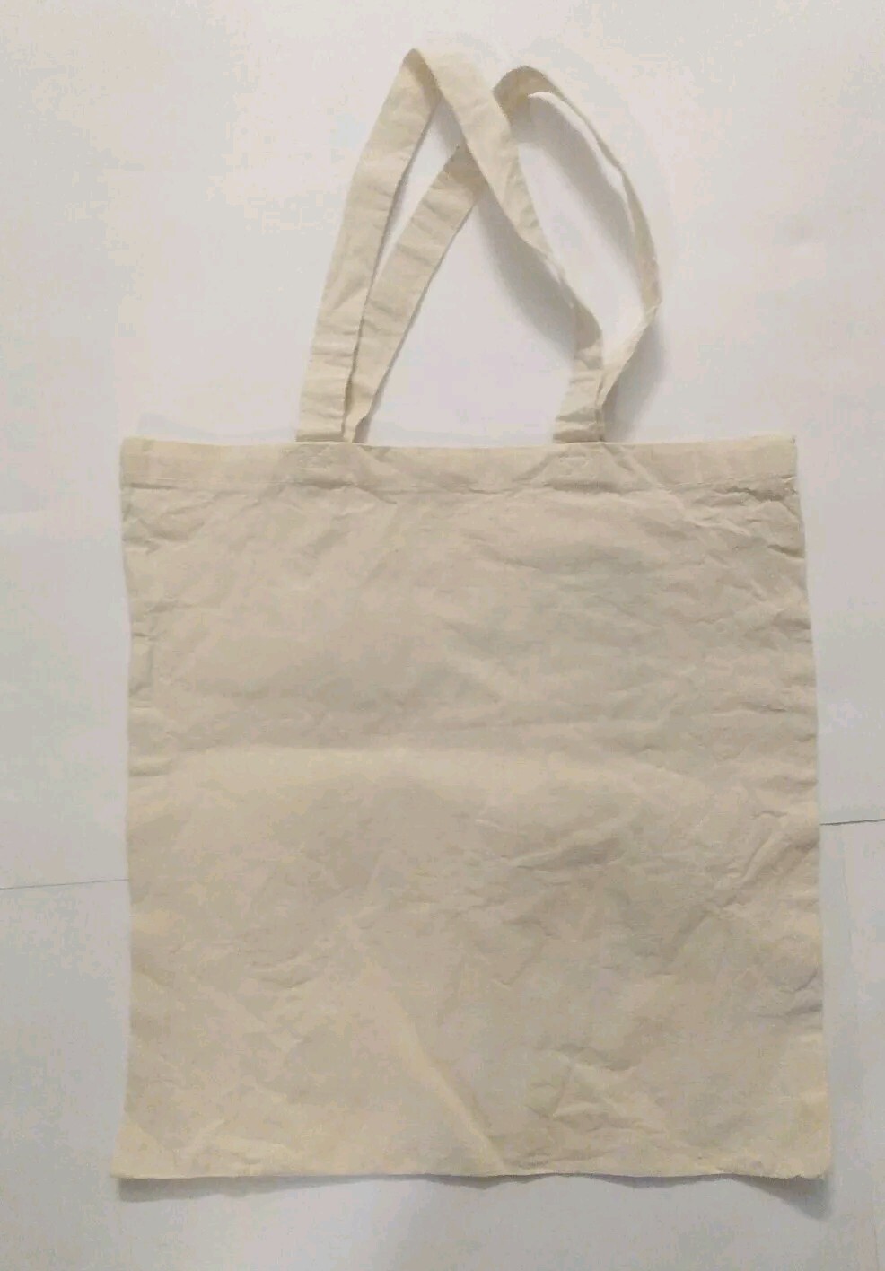 Q-Tees The Backroom Rumors Cotton Cream Doodle Cotton Tote Bag 14″ x 14″