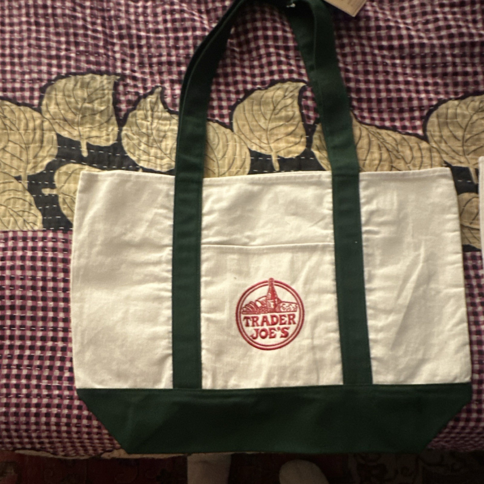 Trader Joe’s Reusable Canvas Shopping Bags Cheese Experience or traditional