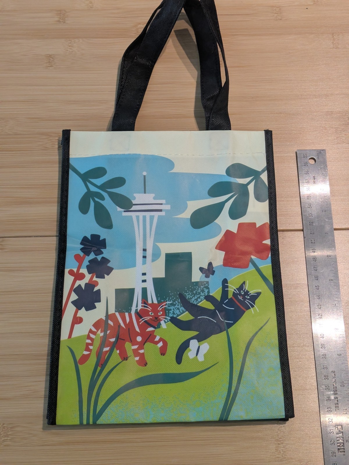 Seattle Space Needle Dogs And Cats Small Reusable Bag. All The Best Pet Care