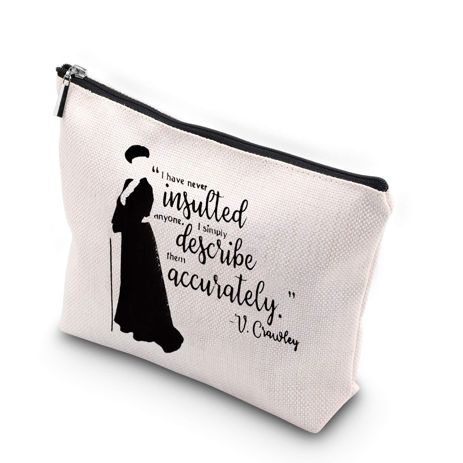WCGXKO Inspired Gift Zipper Pouch Cosmetics Bag For describe them accurately