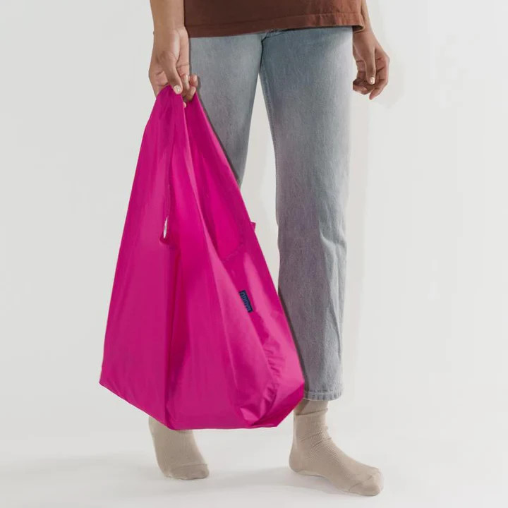 NWT Baggu Standard Reusable Bag Magenta US seller Discontinued OOP Sold Out
