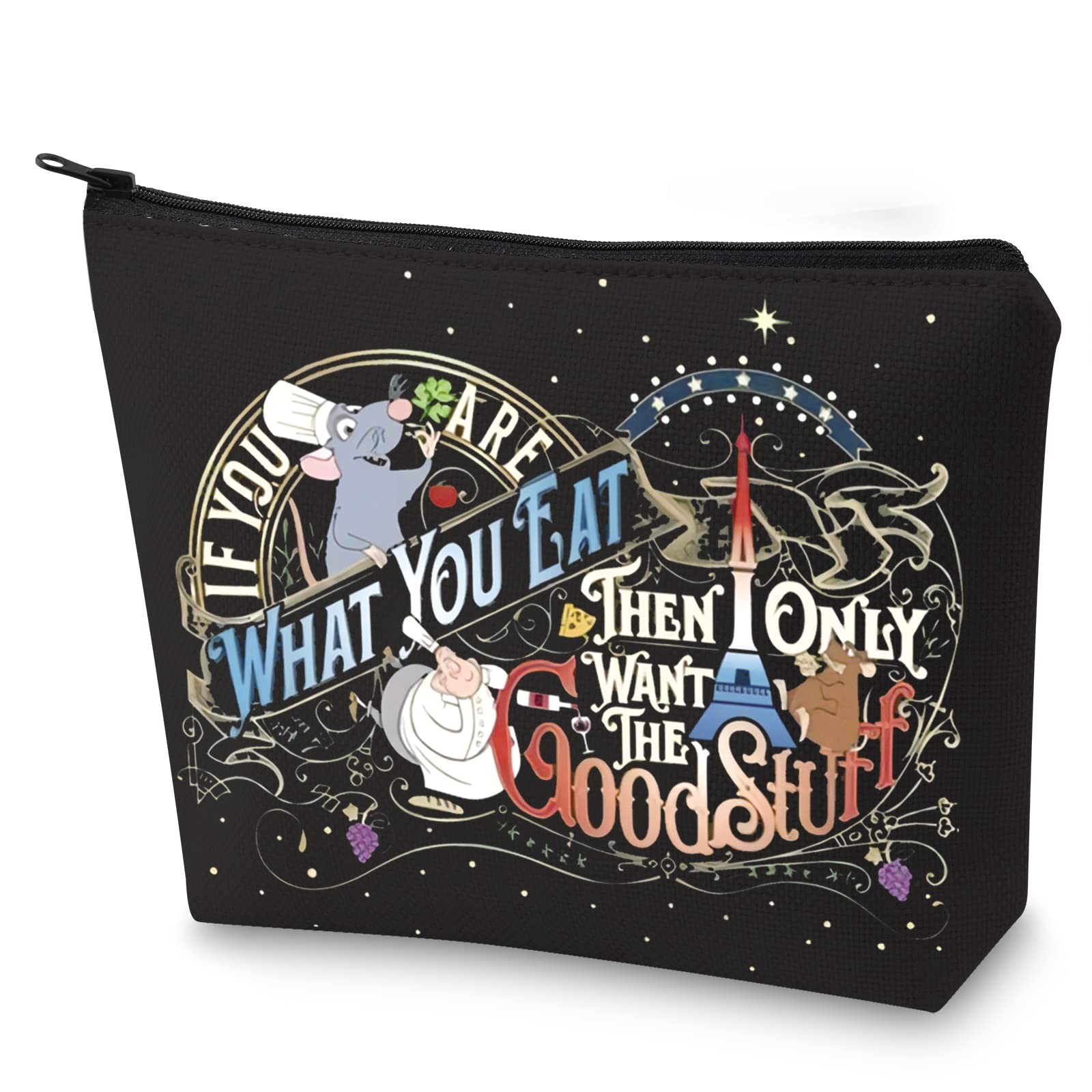 WZMPA Remy Rat Cosmetic Bag Fans Gift If You Are What Eat good stuff