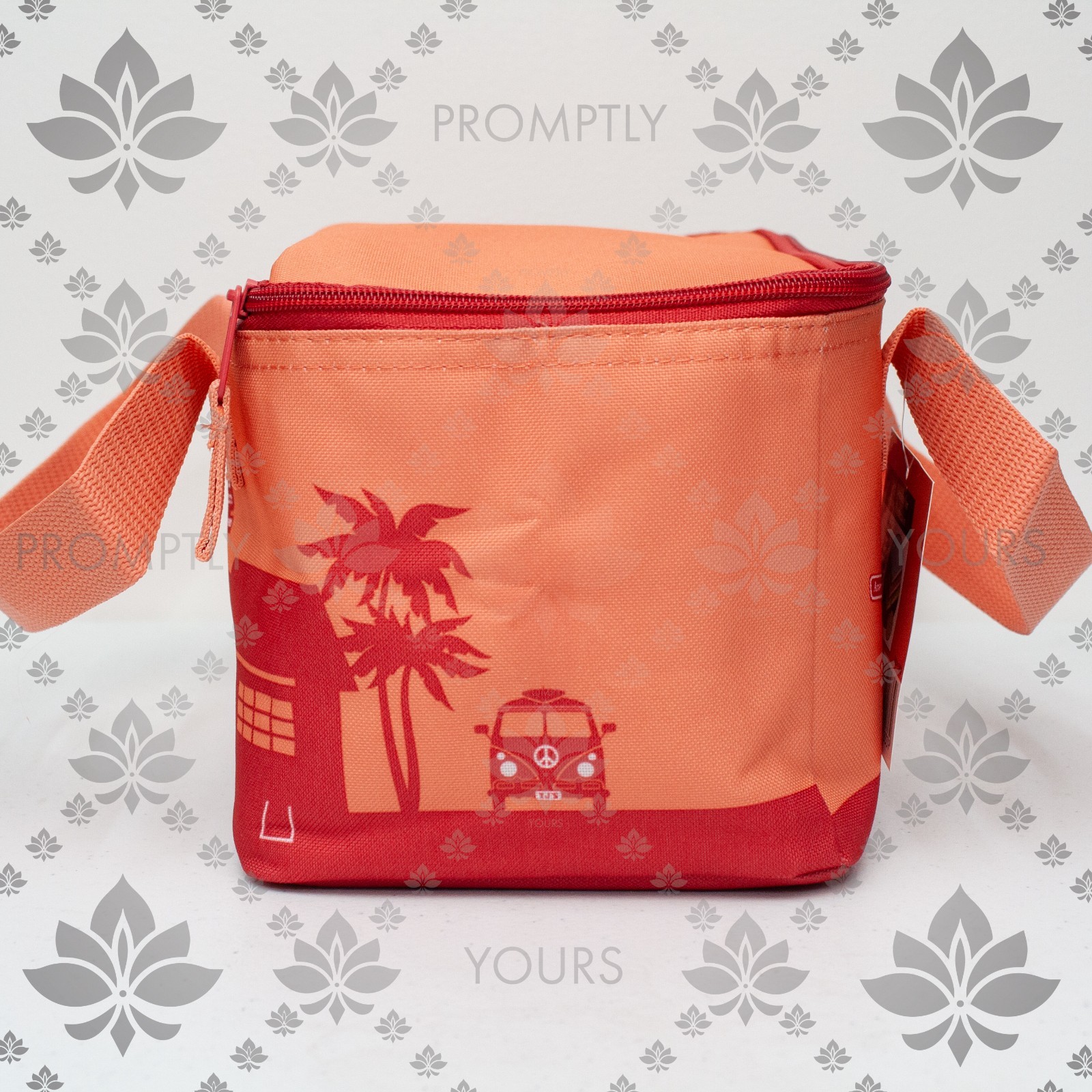 Trader Joes Mini Insulated Lunch Tote Bag PEACH 1.5 Gal 2025 LIMITED EDITION New