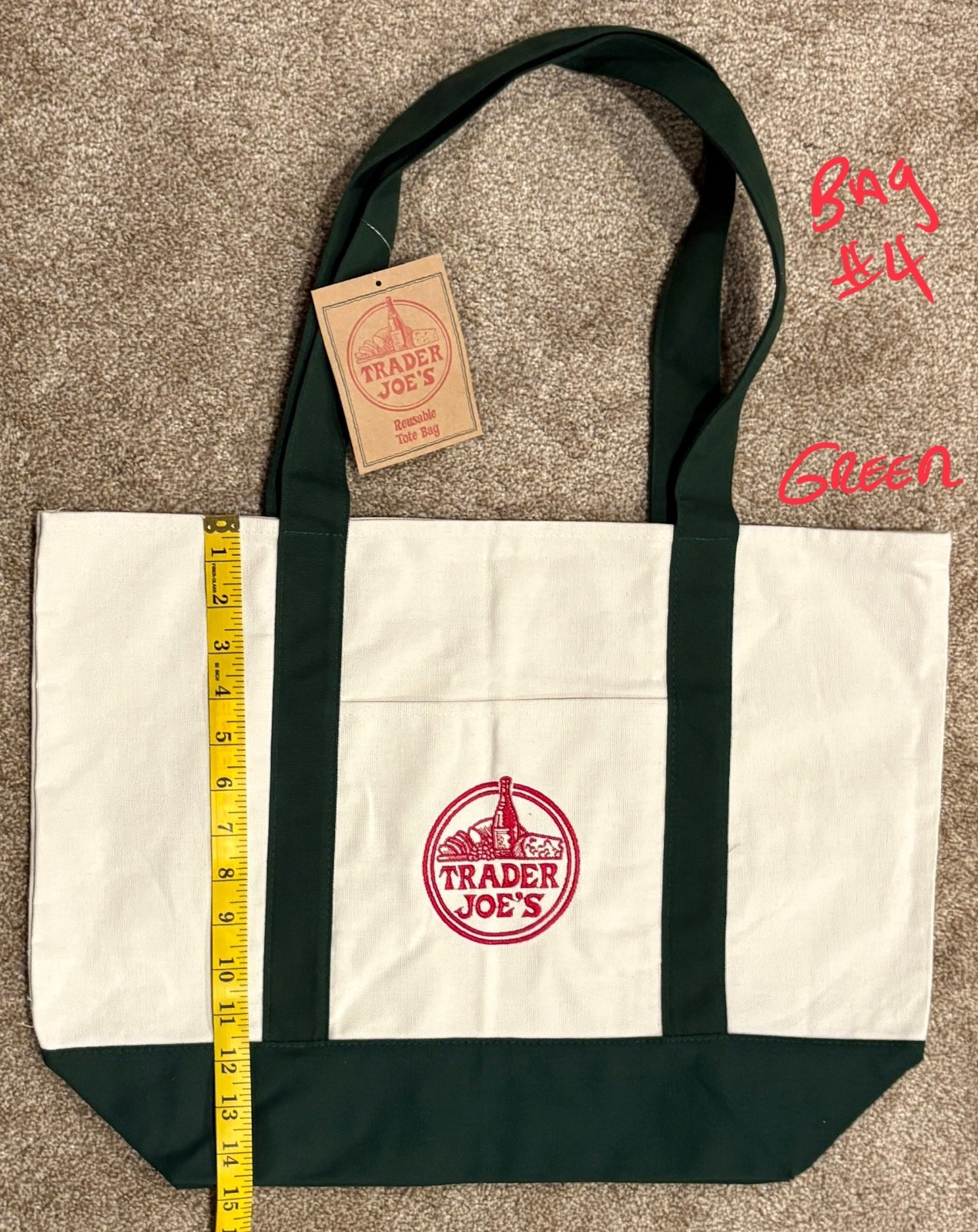 Collector Lot of 10 Different Trader Joe’s Tote Bags All New
