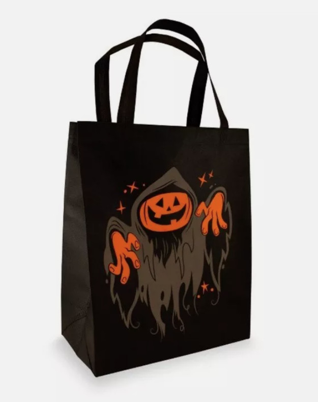 New Target Black Halloween ~ My Name Is Lewis ~ Reusable Shopping Tote Bag NEW
