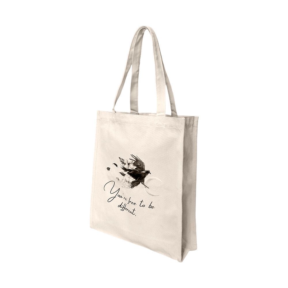 13-1/2″L x 15″H Reusable Canvas Grocery Bag Shopping Bird Tote Bag Cotton Bag