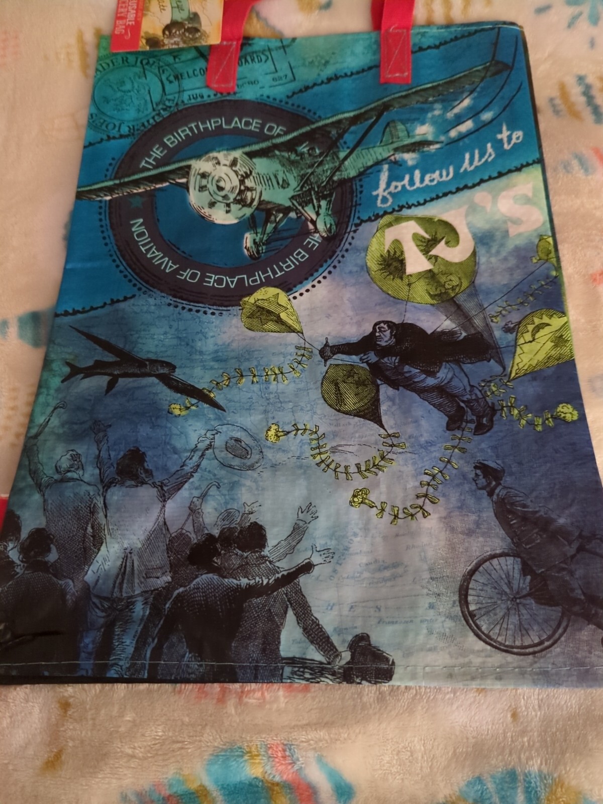 1 Trader Joe’s OHIO (BUCKEYE STATE) BAG Reusable Shopping Grocery ECO Bag,NWT