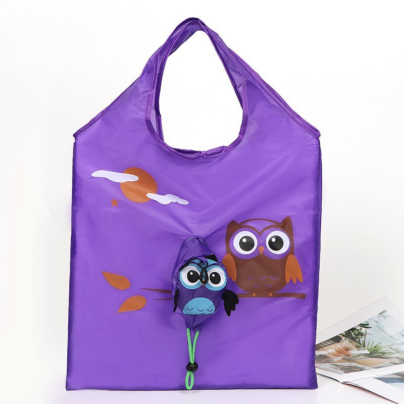 Cartoon Portable Bag Shopping Bag Strawberry Drawstring Bag Home Oxford Cloth
