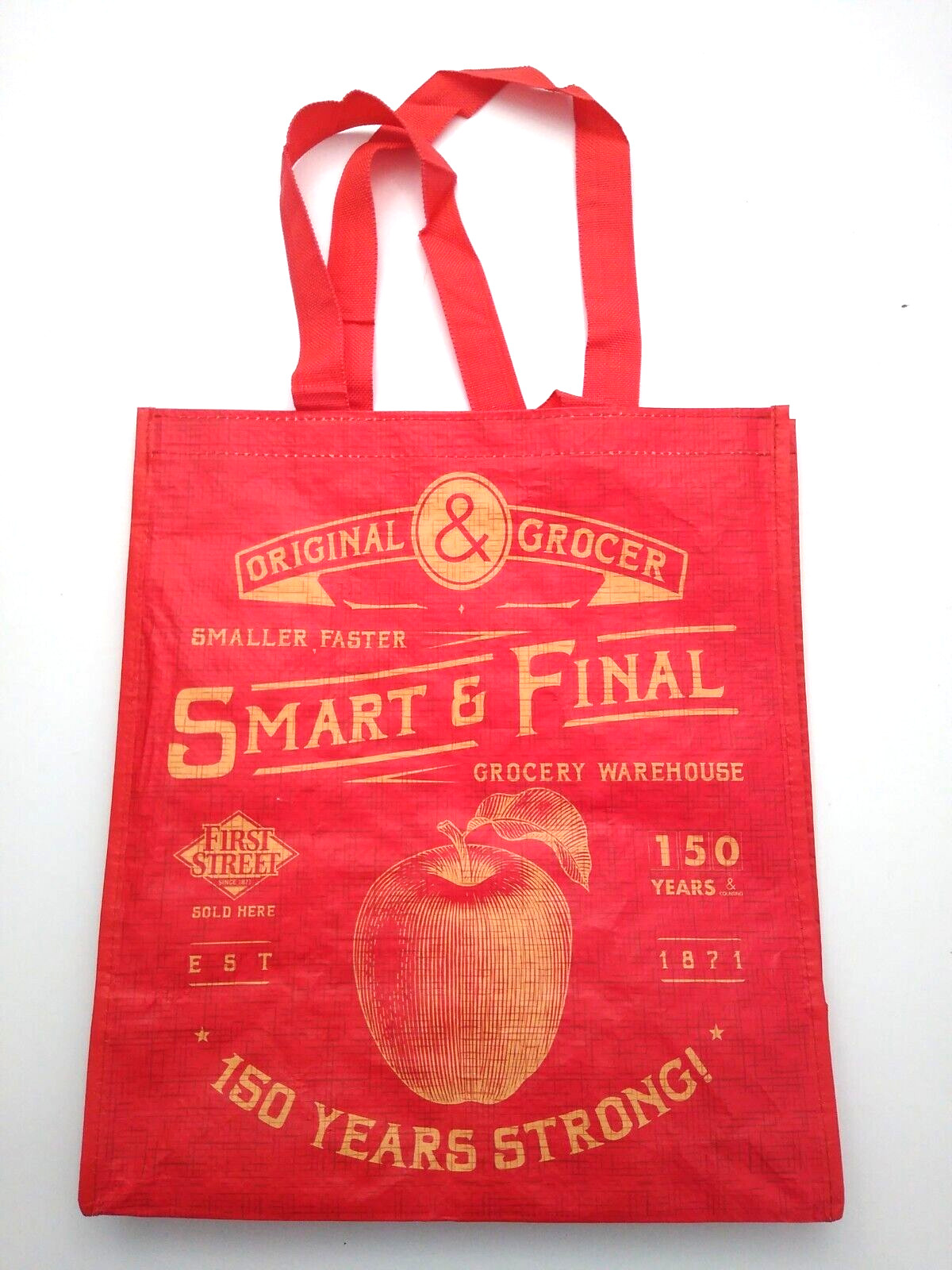 Smart & Final 150th Anniversay Shopping Tote Wholesale Grocery Chain Store
