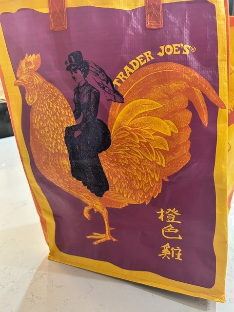 RARE Trader Joe’s Orange Chicken Reusable Bag