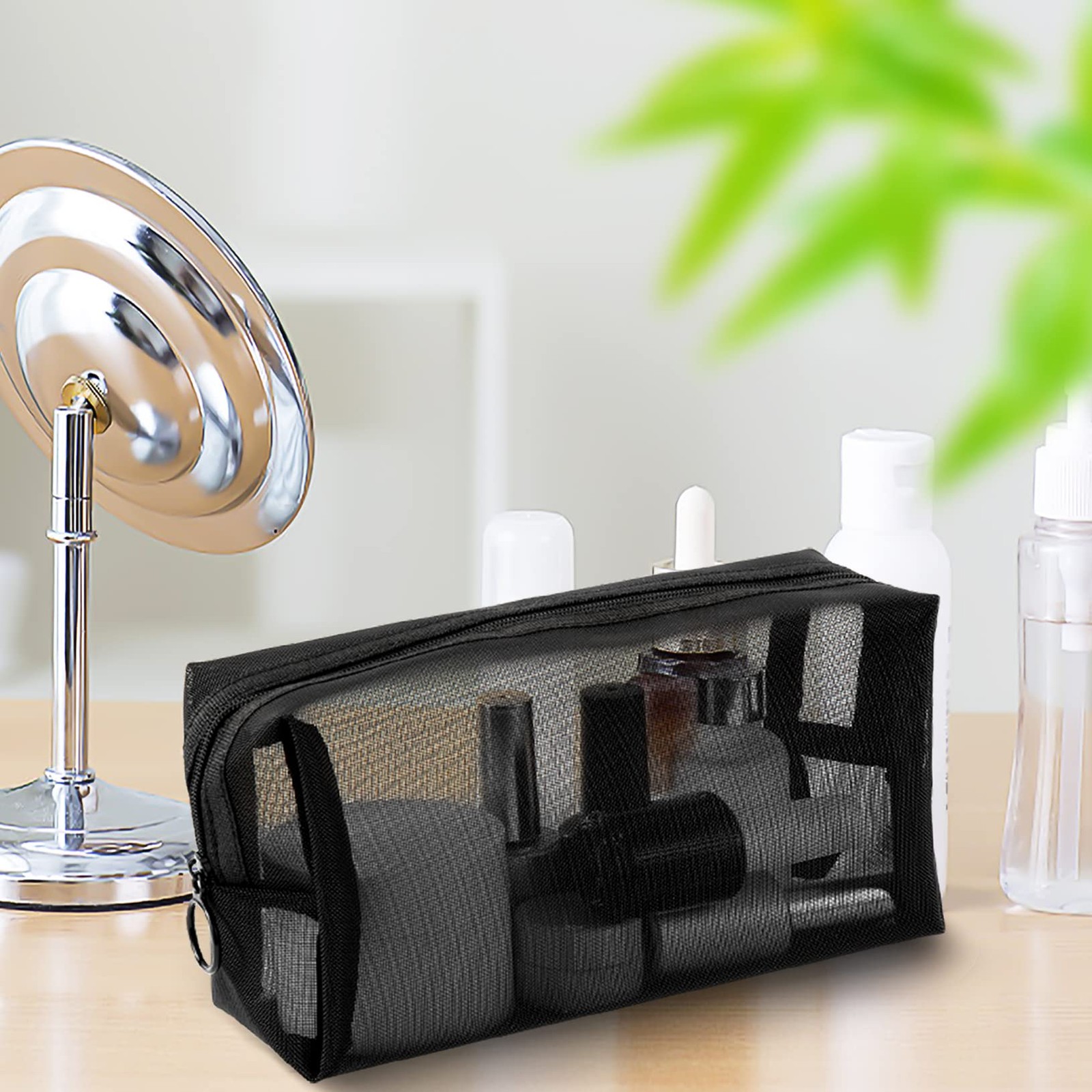 Unoutur 20-Piece Mesh Pouch Set – 7.0 inch*4.0 inch*2.4 inch, Cubic-Black