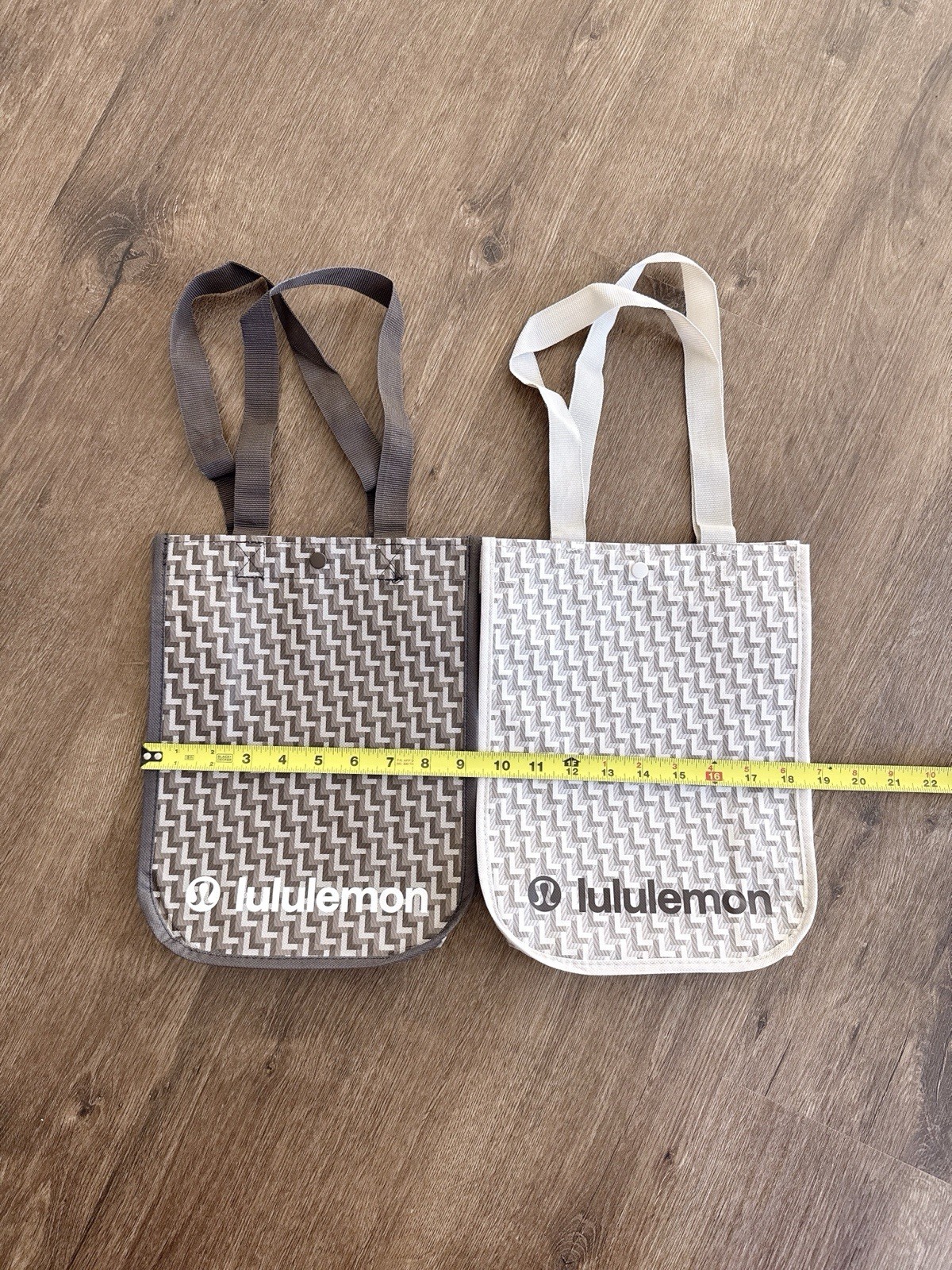 lululemon Shopper Tote Gift Bags – 2025 Holiday Exclusive – Bundle of 2