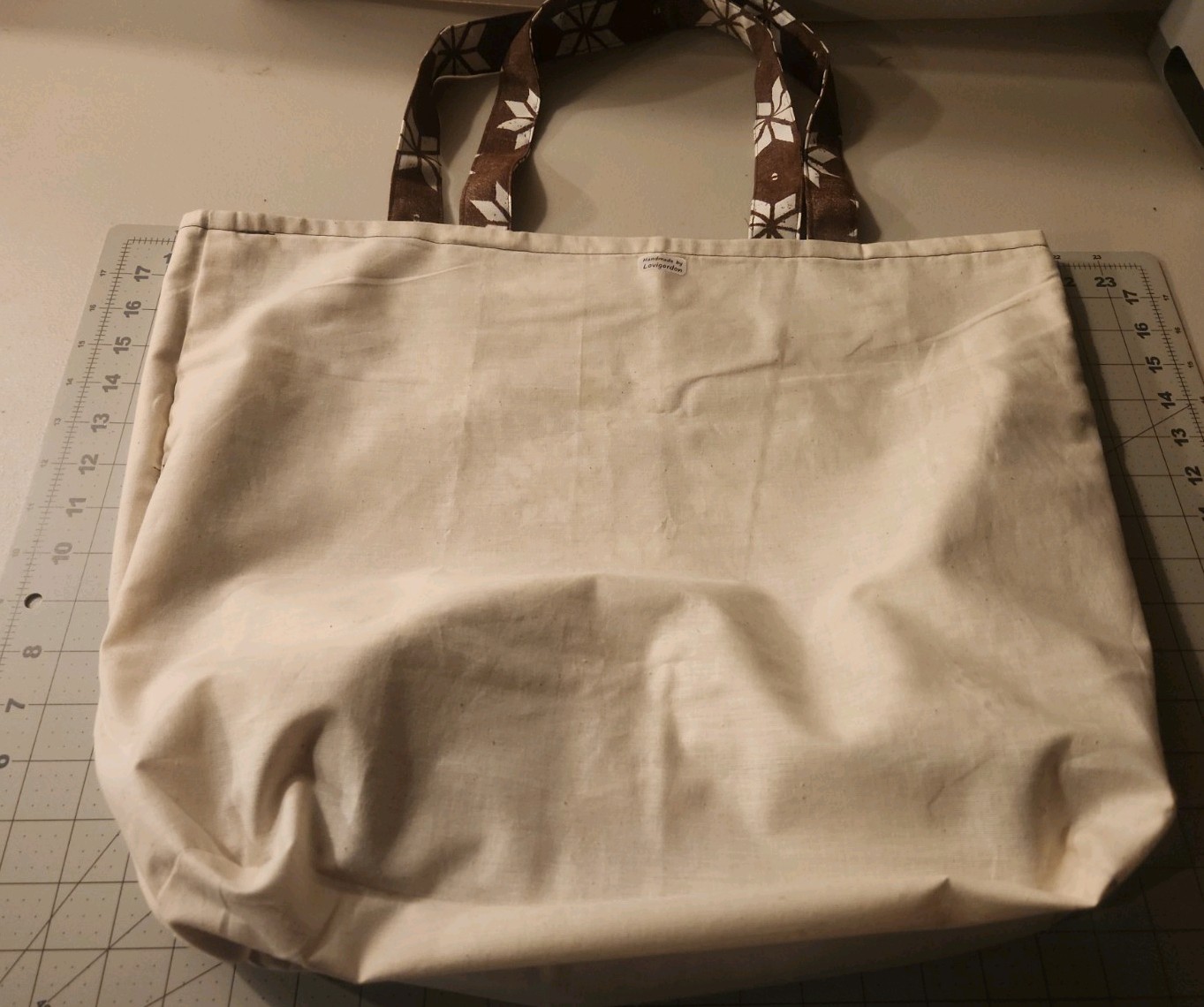 Handmade Cloth Store Bag Tote Shopping Bag, 201/2 inches × 20 inches