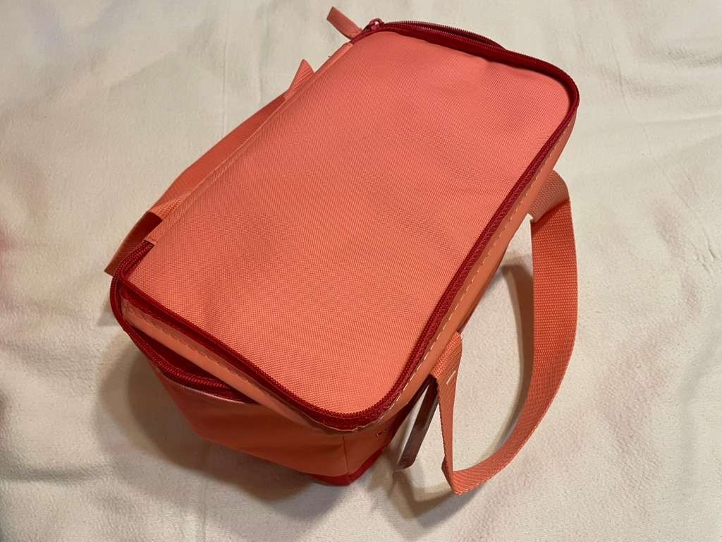 Bundle Set of 2: Trader Joe’s Mini Insulated Cooler Bag: Peach & Pink! NWT!