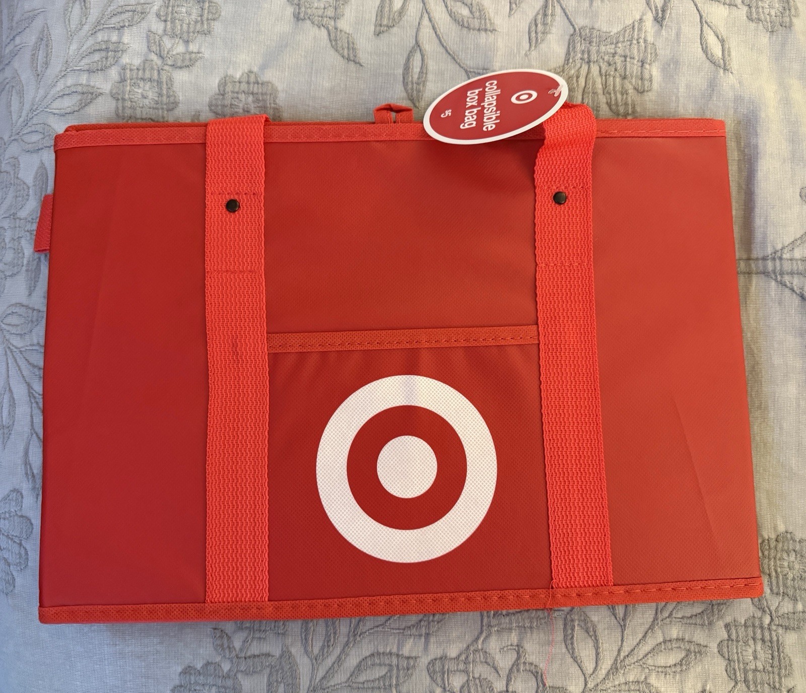 Target Collapsible Box Bag Reusable Foldable Compact NWT