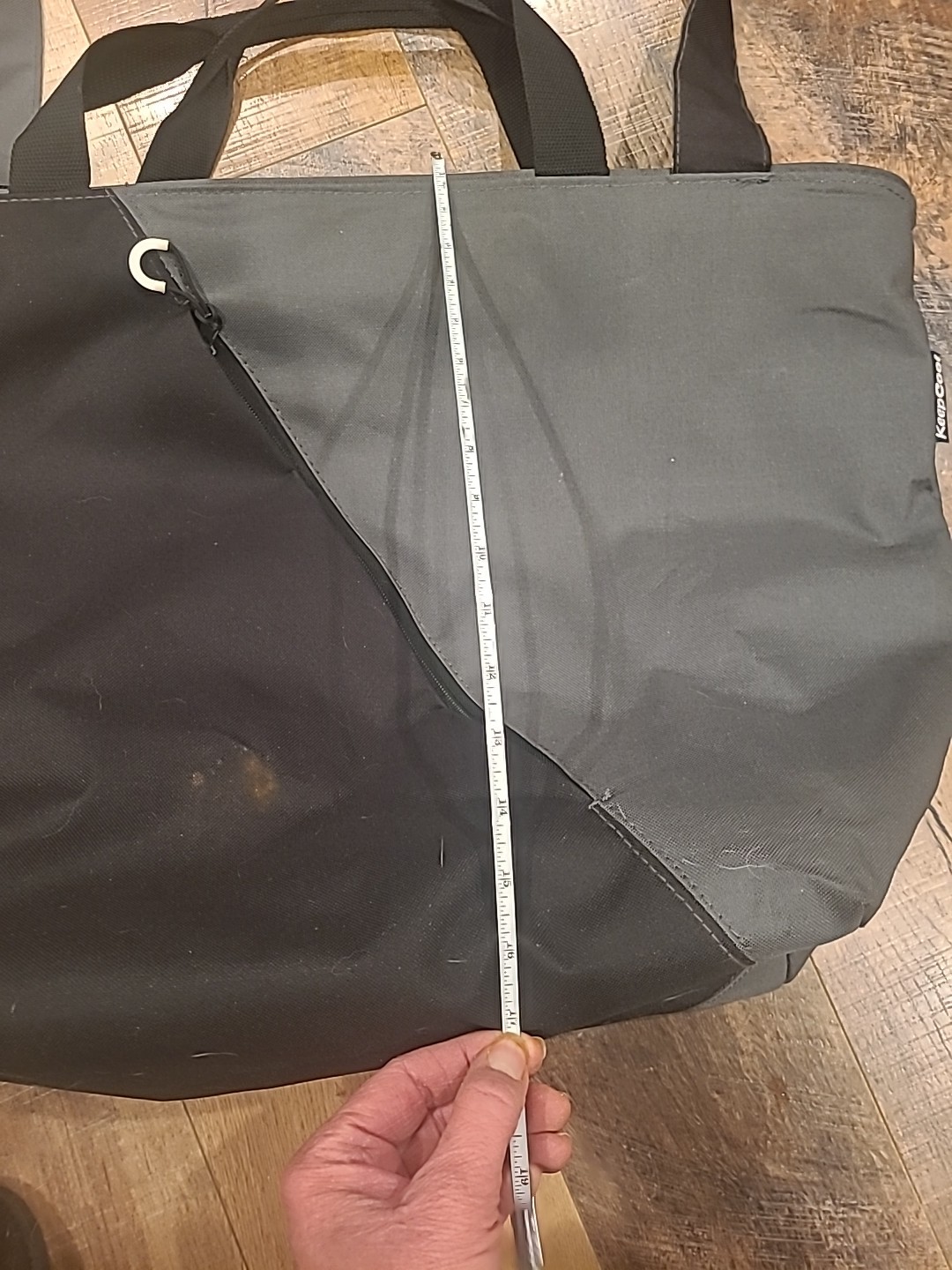 Keep Cool Insulated Bag Black And Grey Large