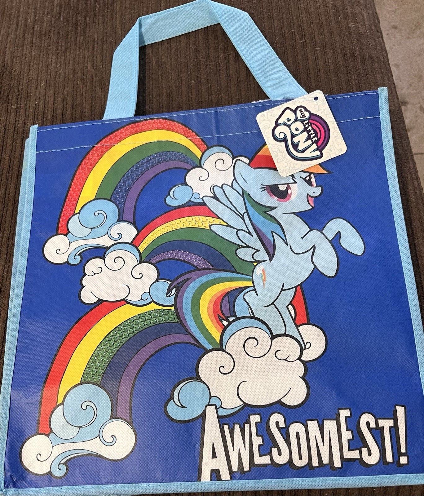 My Little Pony “AWESOMEST!”Reusable Tote Bag 12X12