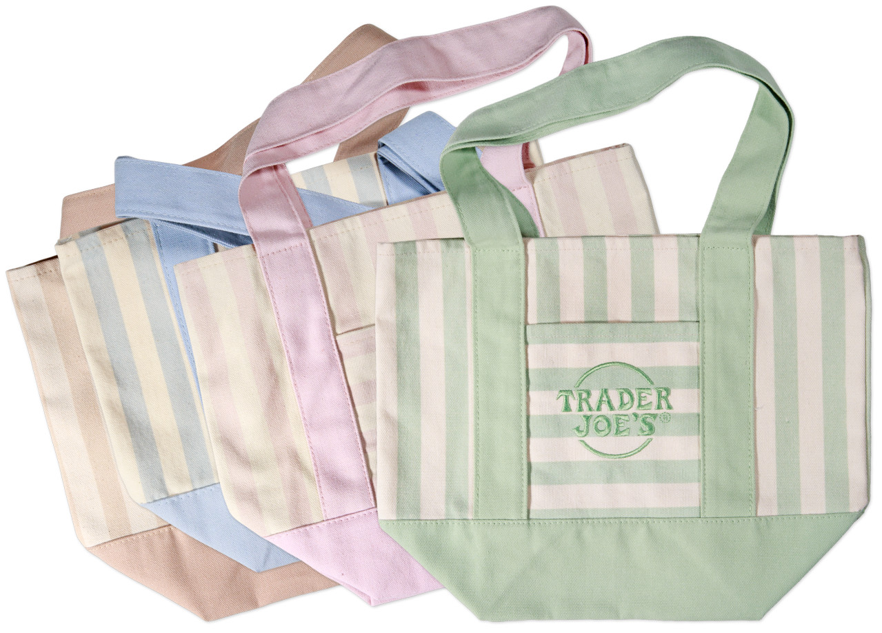 Trader Joes Striped Tote
