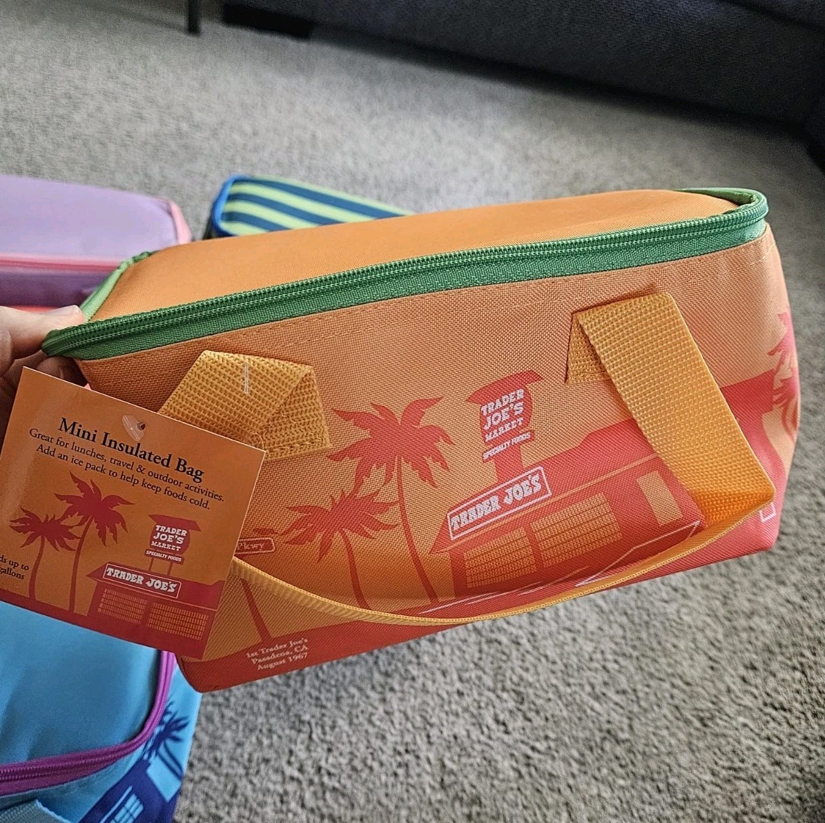 Trader Joe’s 2026 Mini Insulated Cooler Tote Limited Edition SET OF 6!