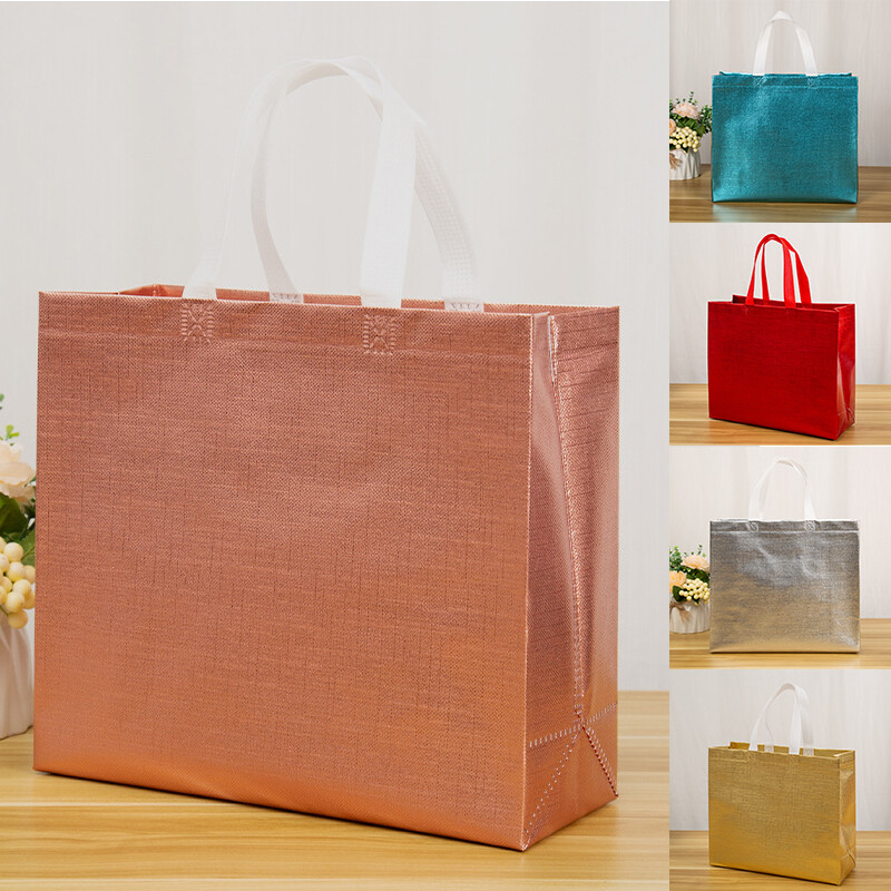 Eco Shopping Bag Takeaway Laser Bag Non-woven Fabric Film Coated Waterproof