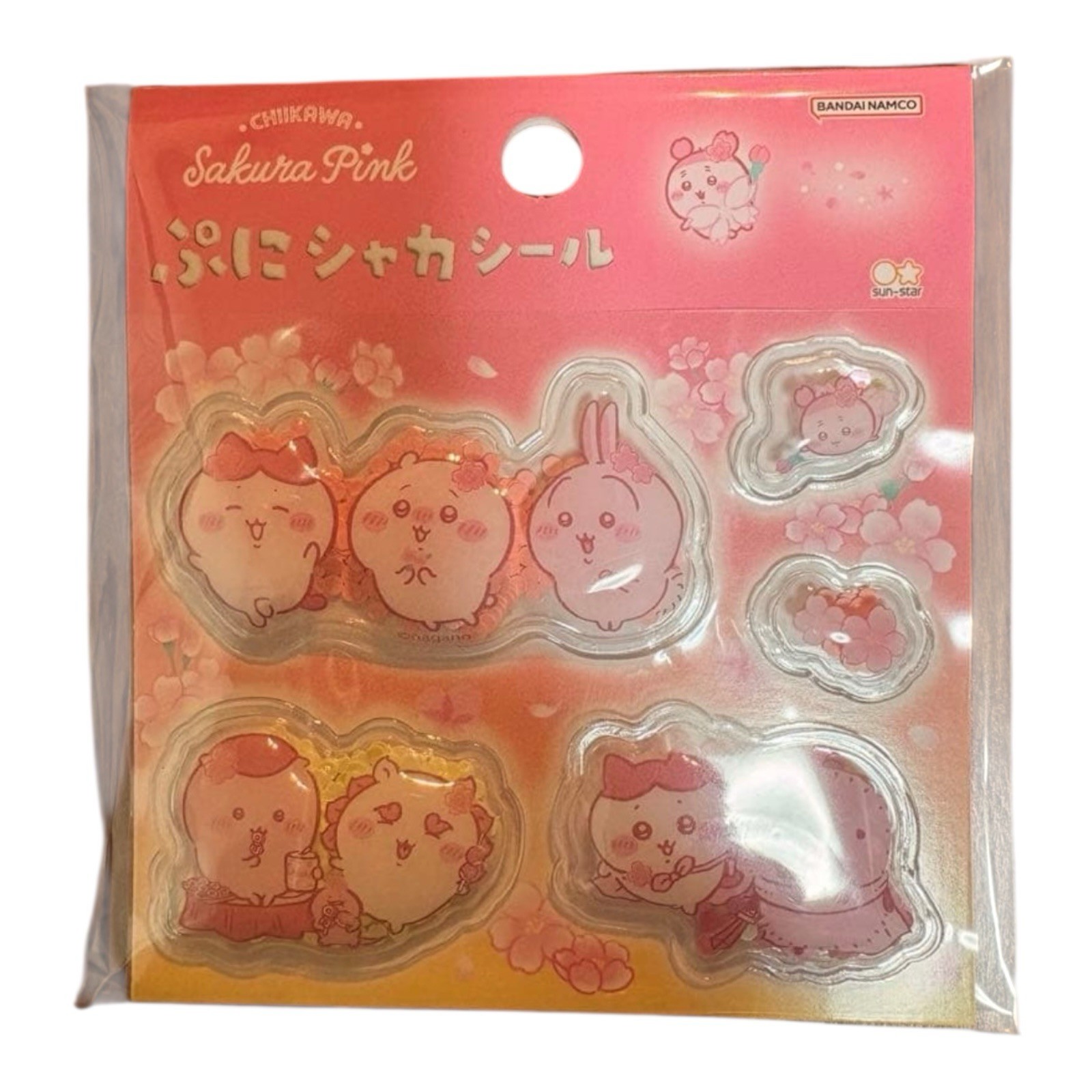 2sets New JAPAN 7-Eleven Sticker in stores Chiikawa Pink Purple