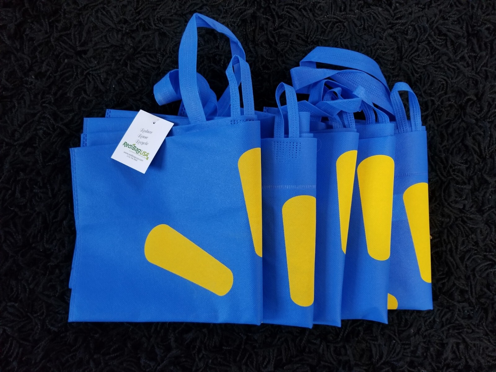 10 BRAND NEW Heavy Duty Reusable Walmart Shopping Bags Wal-Mart Logo LOWEST $$$$