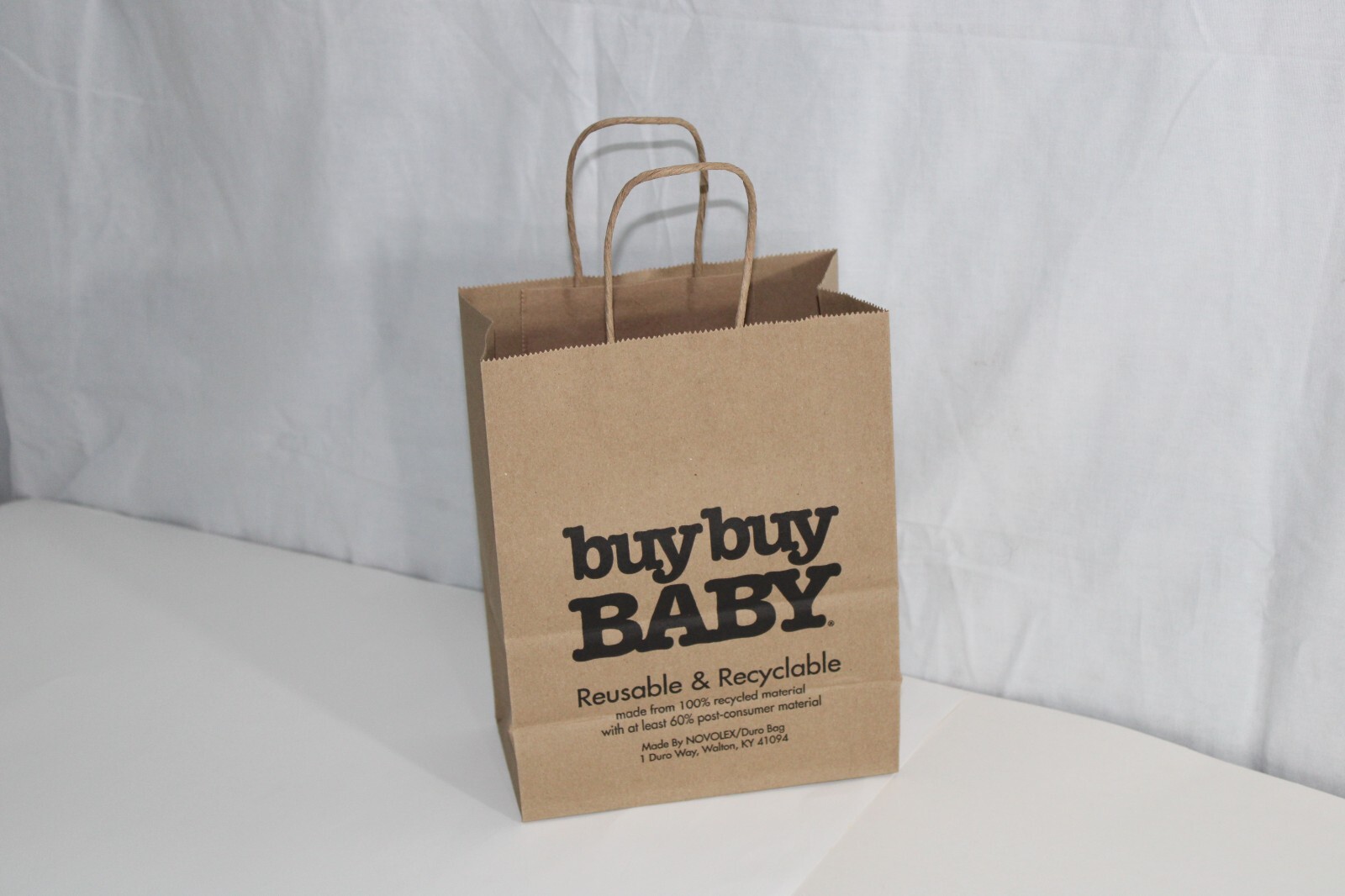 30 NEW! BED BATH & BEYOND/buy buy BABY Small Reusable Brown Paper SHOPPING BAG