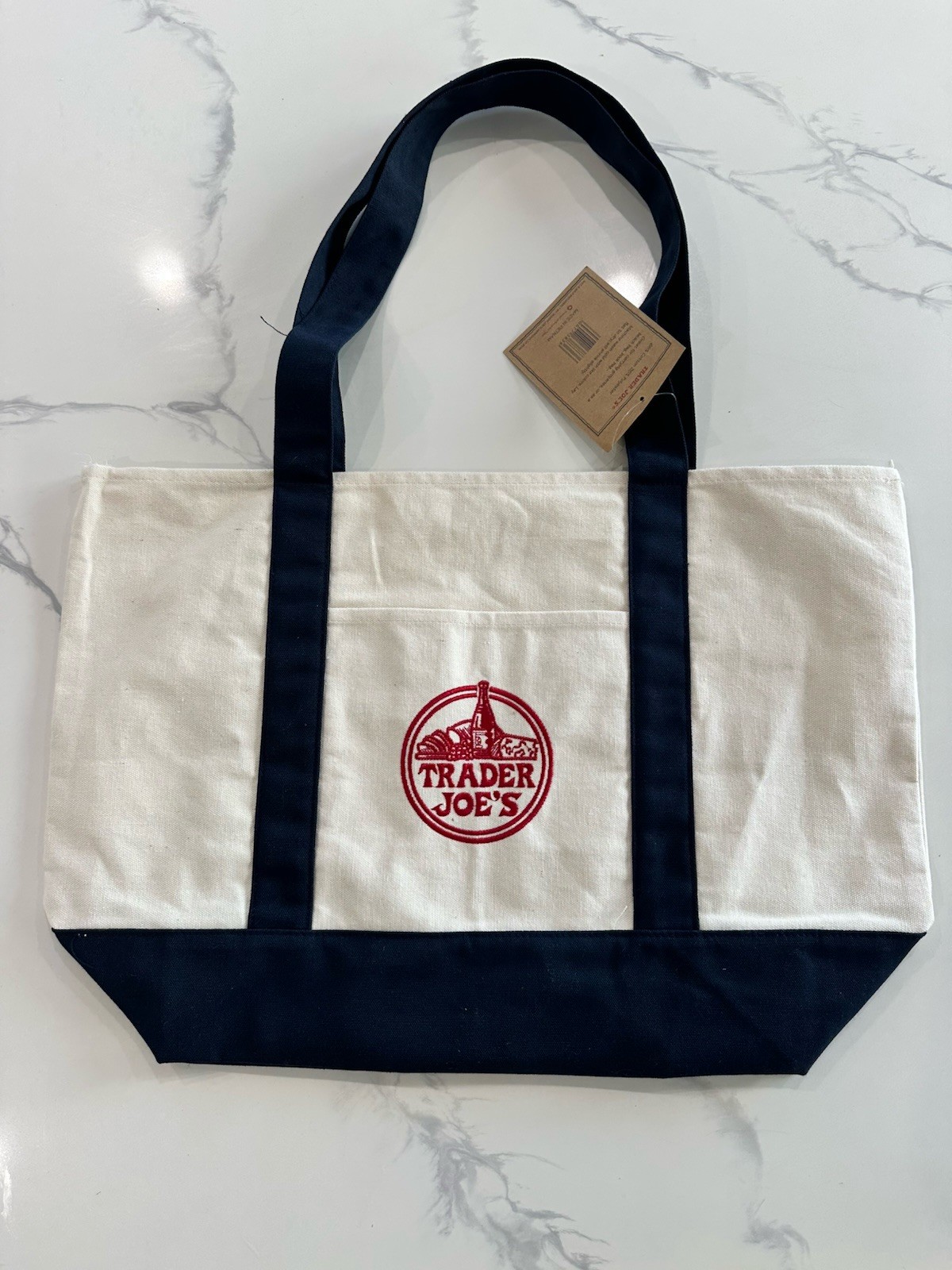 Trader Joe’s Reusable Canvas Eco Original Tote Bags Heavy Duty New w Tags