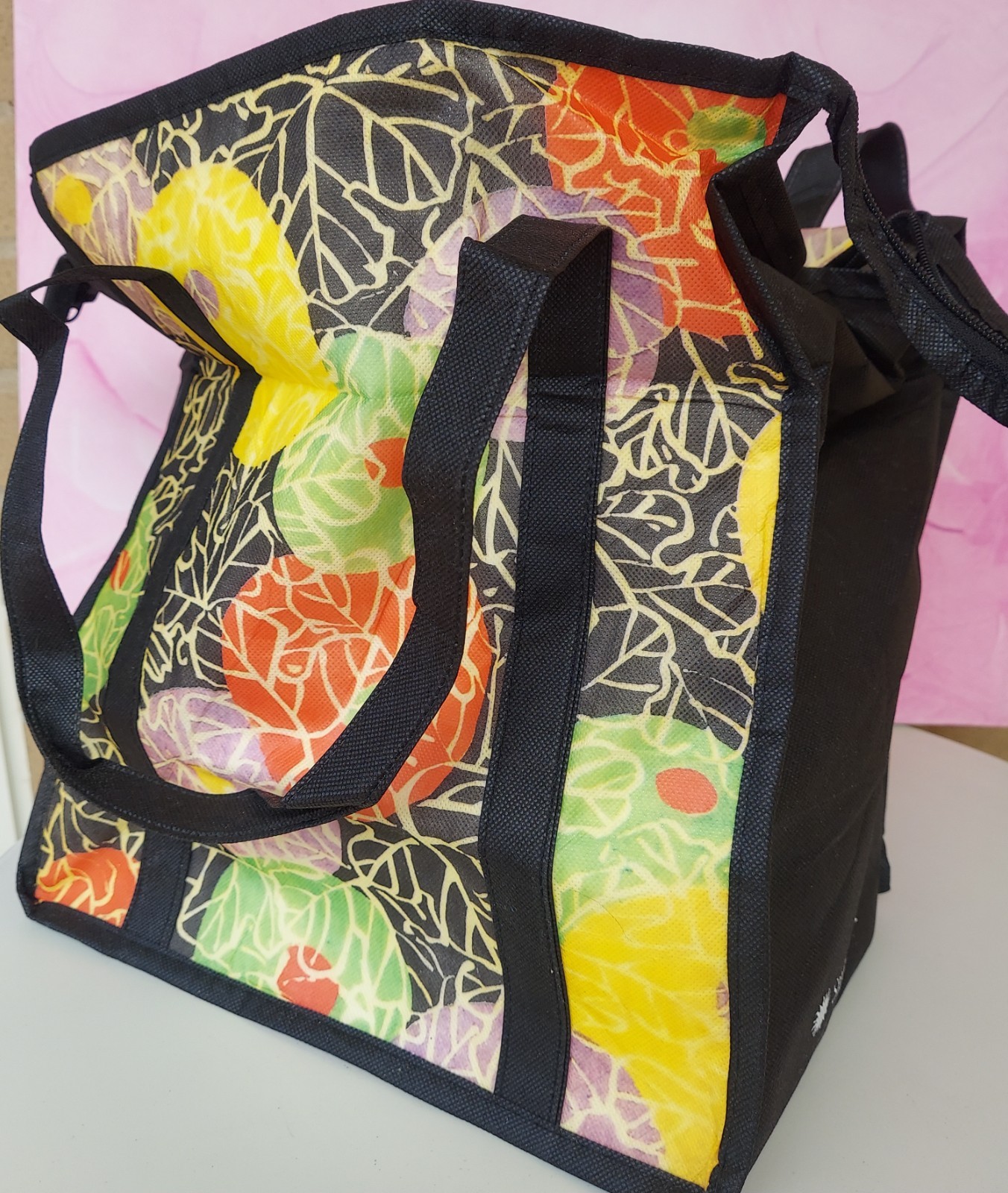 Keep Cool Insulated Soft Tote Bag Yellow Large Cooler Grocery Beach Picnic