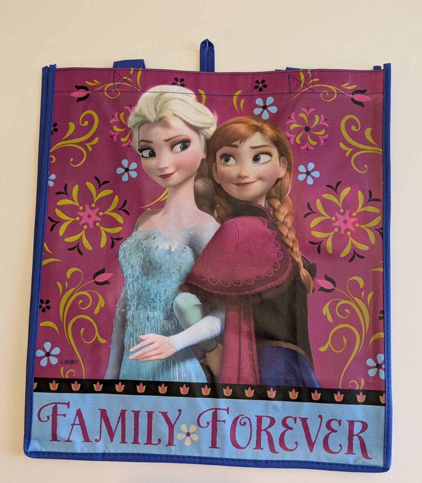 Frozen Family Forever Elsa and Anna Reusable Tote Bag