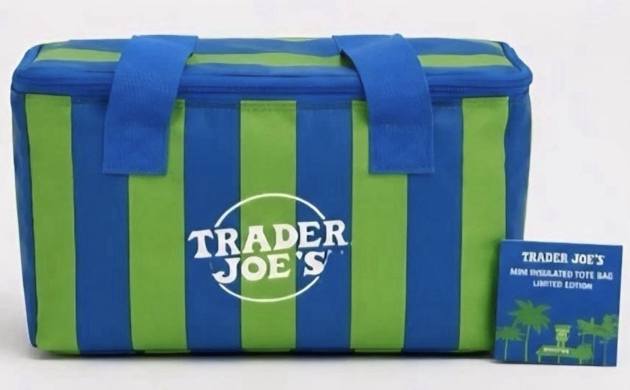 UPICK1 💚 2026 Trader Joe’s NEW AUTHENTIC SMALL INSULATED COOLER LUNCH BAG