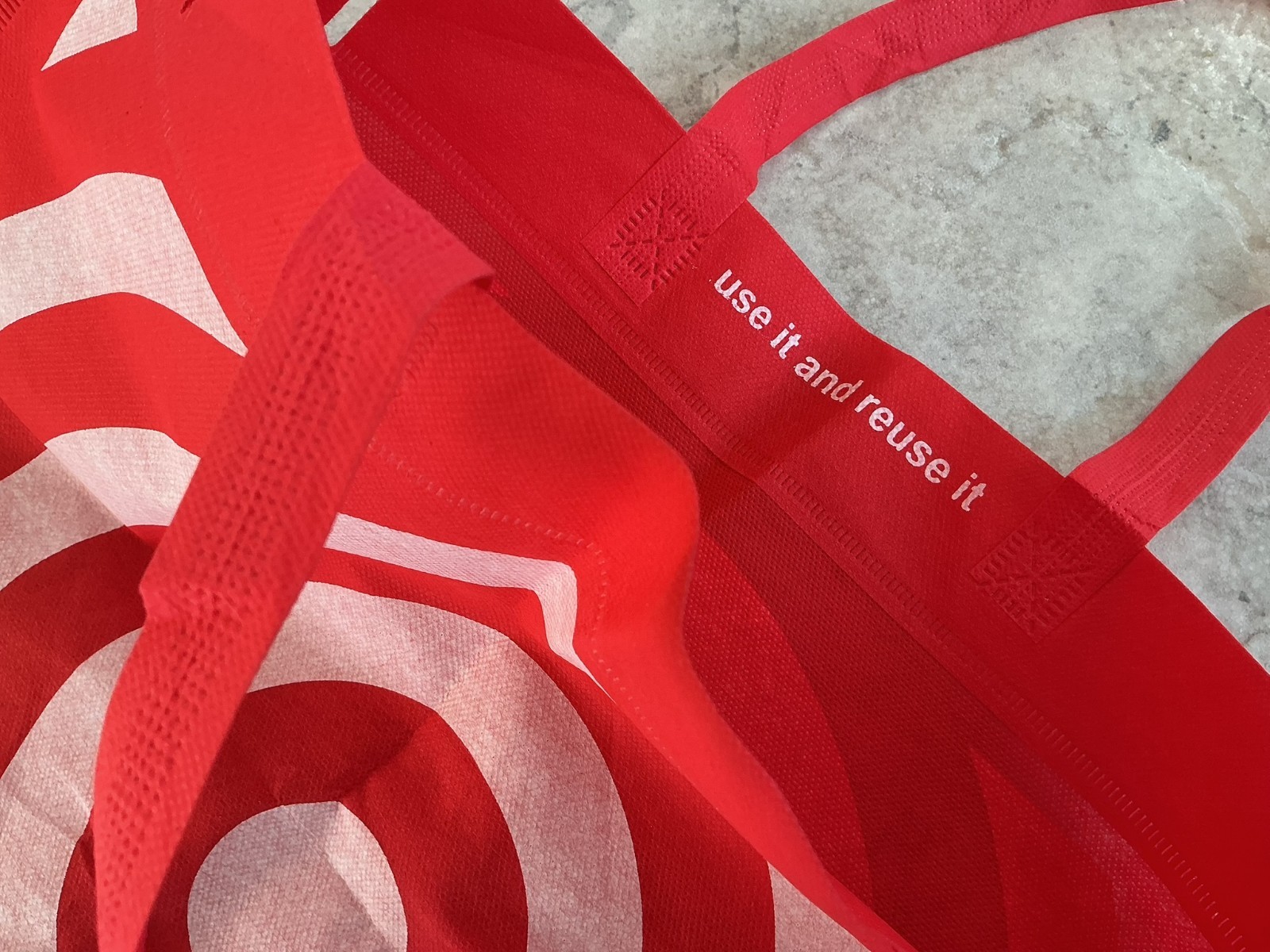 Target Reusable Grocery Shopping Bag Tote 17″x15″x7″ Washable NEW