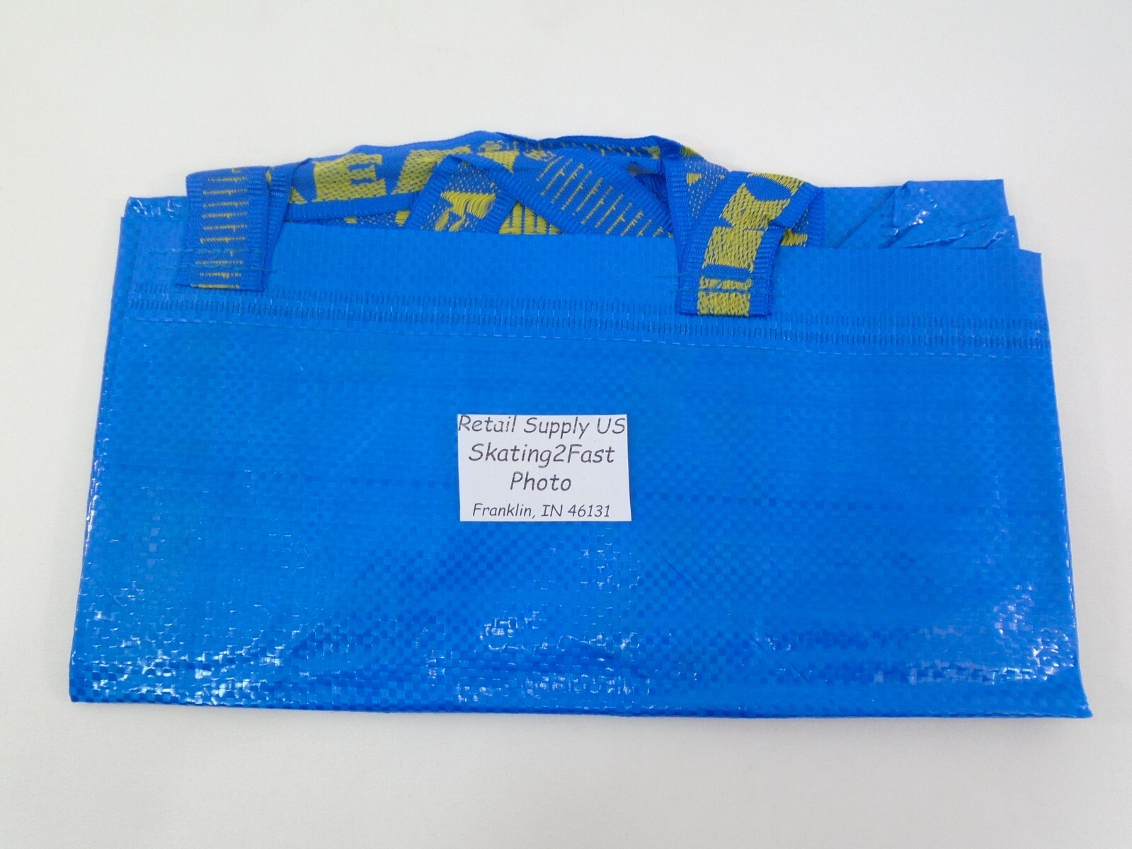 IKEA Blue Frakta 19 Gal. Bag Large Tote Reusable ECO Grocery Laundry Storage Bag