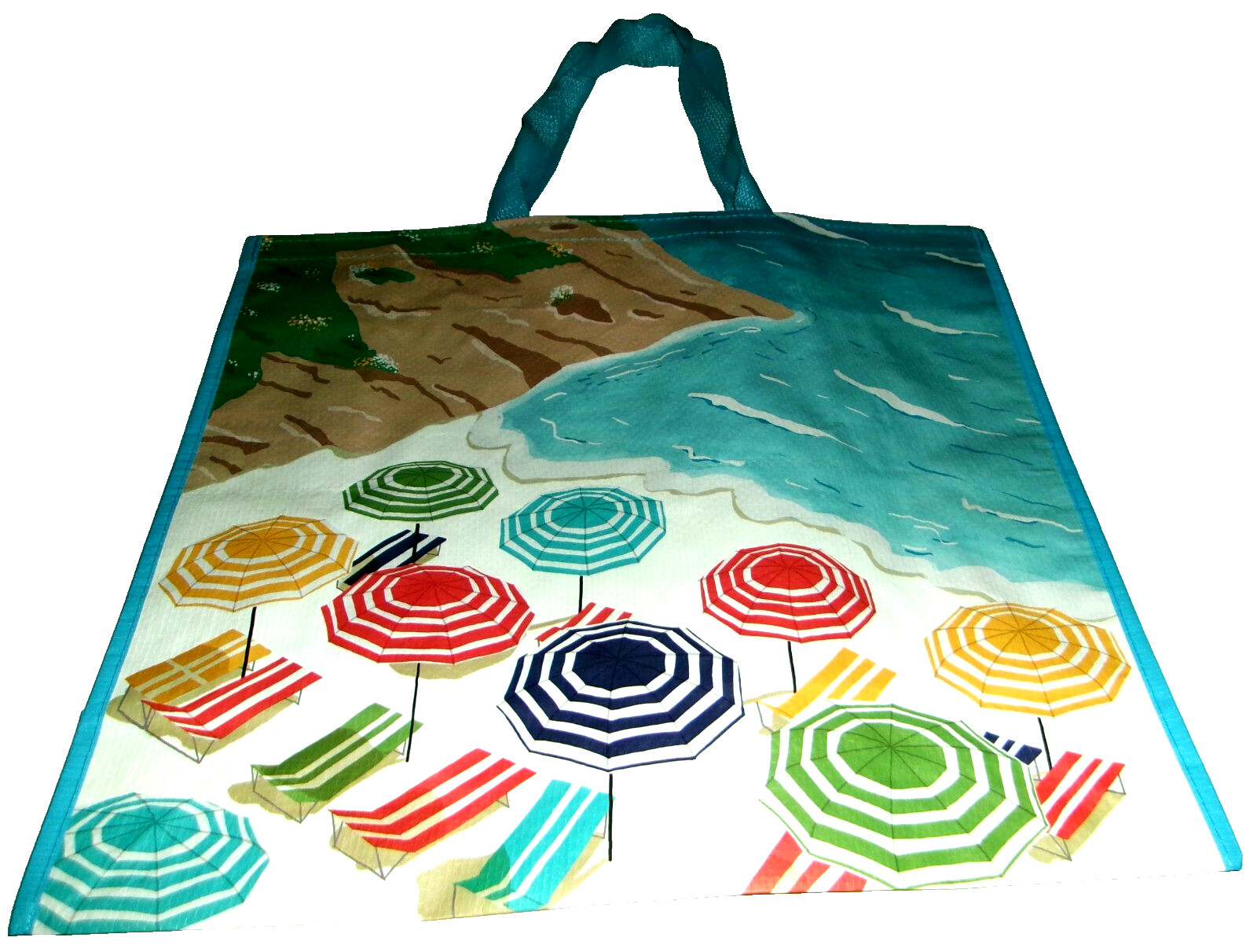 Reusable Tote Bag ~ 20″ X 18″ X 8″ ~BEACH VACATION BY HomeGoods