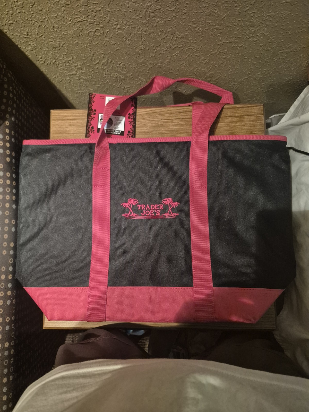 Trader Joe’s, Red/Black 7 Gallon Insulated Tote Bag