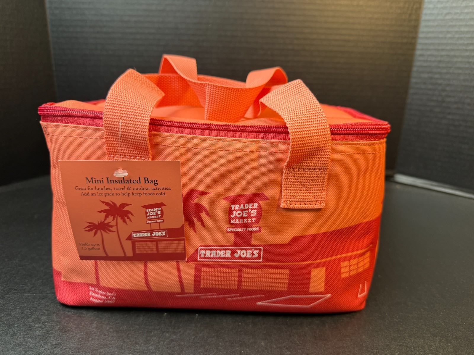 Trader Joe’s Mini Insulated Bag Peach/Orange August 2025 Release