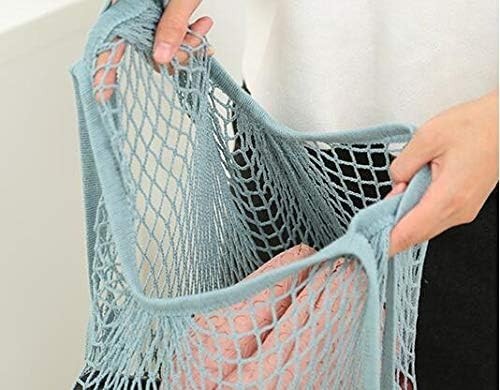 Bolsas De Malla Reutilizables Para Comestibles Paquete 6 Bolsas De Malla Algodon