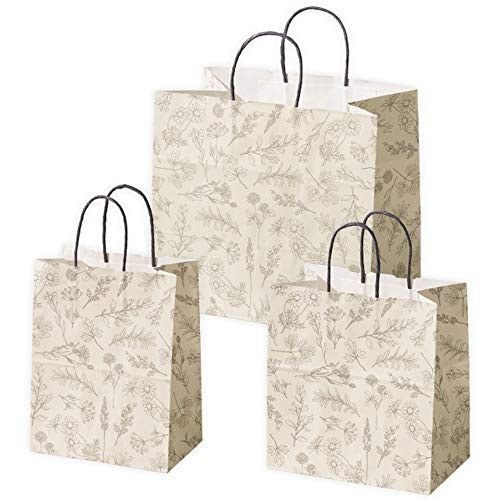 HEADS BEP-3P Paper Bags Made in Japan White 22 x 29 x 14 cm 50 count for Carry
